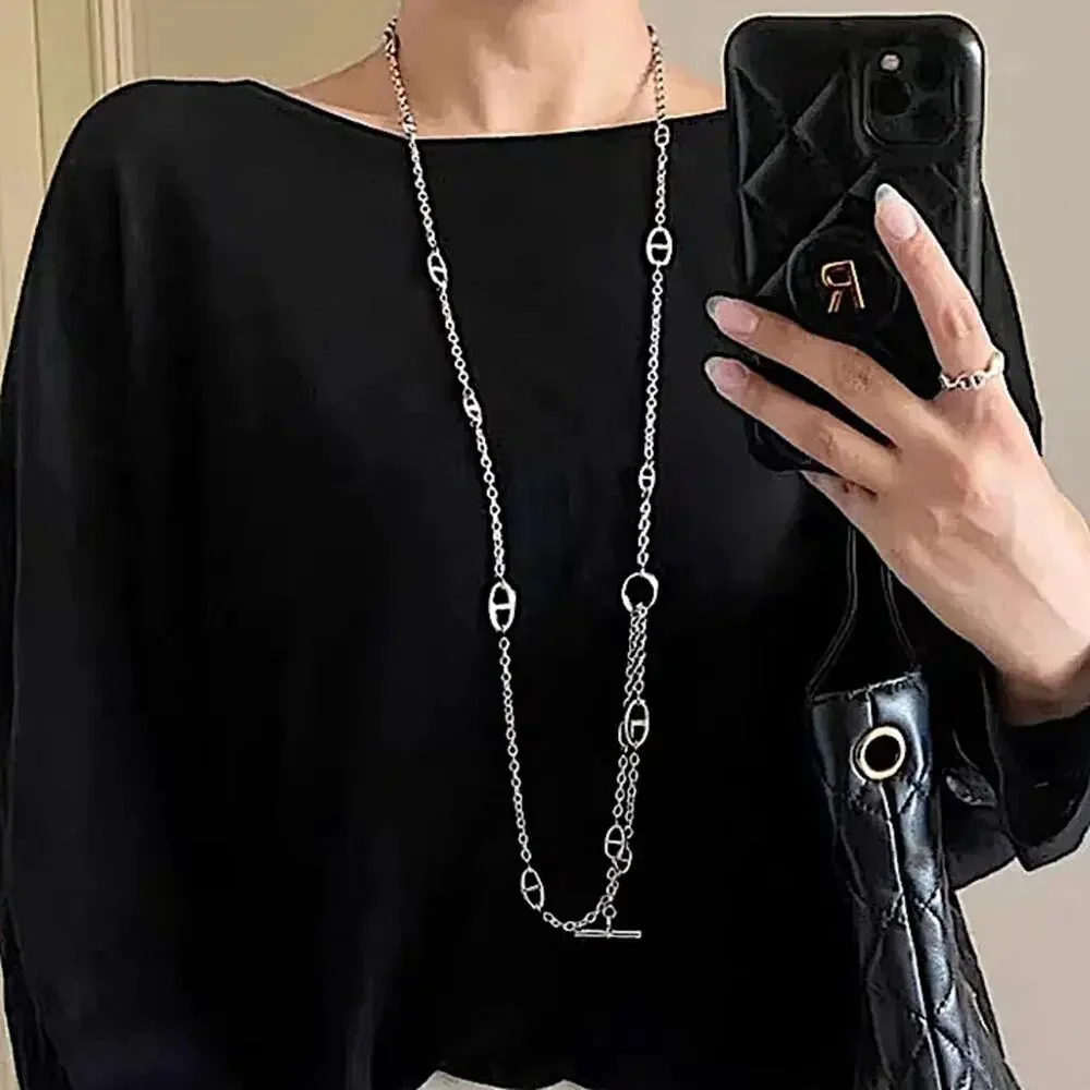 Multilayer Luxury Silver Necklace